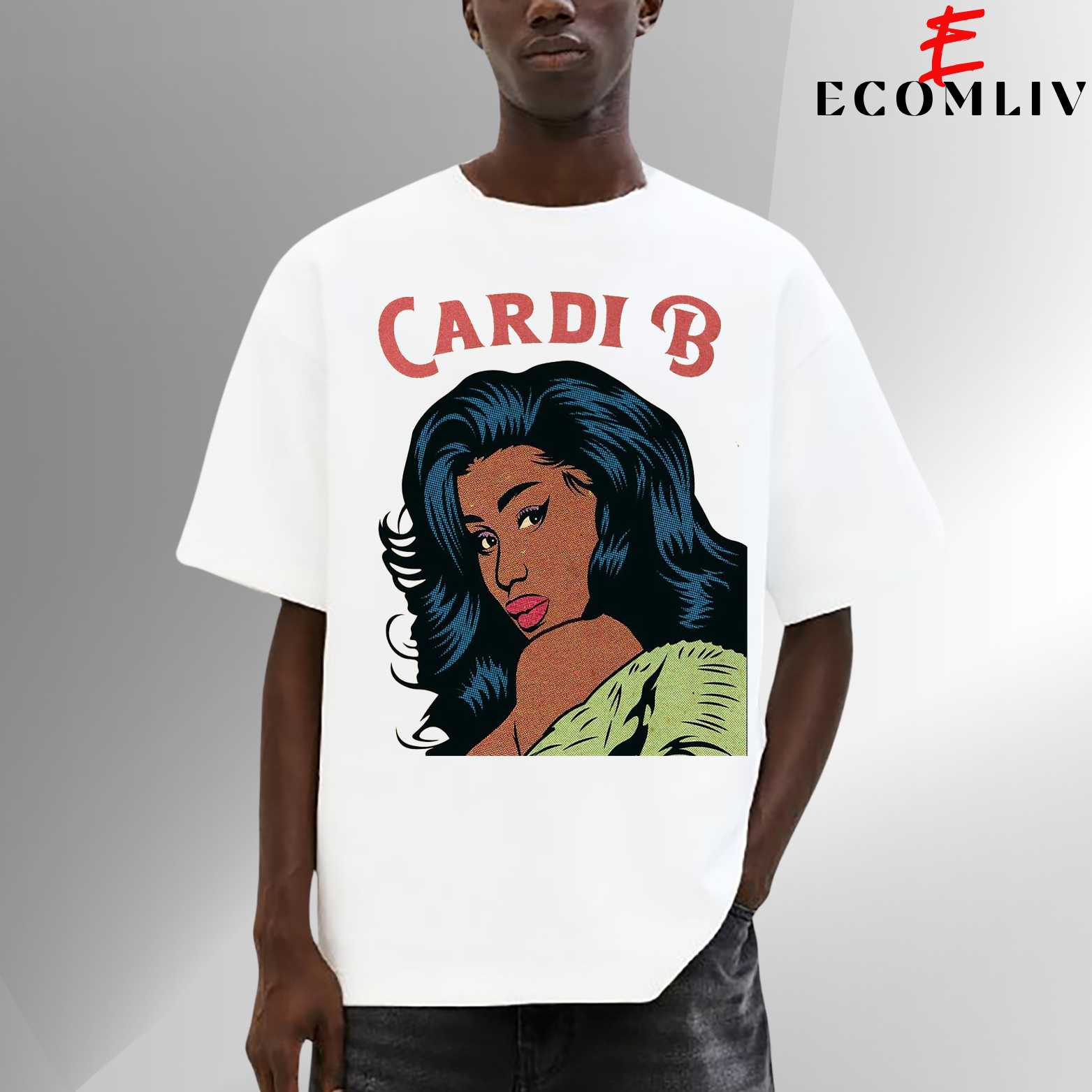 Cardi B T Shirt, Unisex Rap Tee, Hip Hop Streetwear